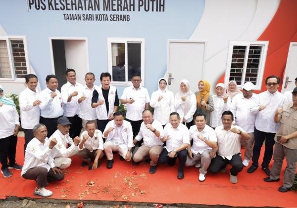 Andra Soni Resmikan Pos Kesehatan Merah Putih di Serang, Targetkan Pelayanan Lebih Dekat Masyarakat