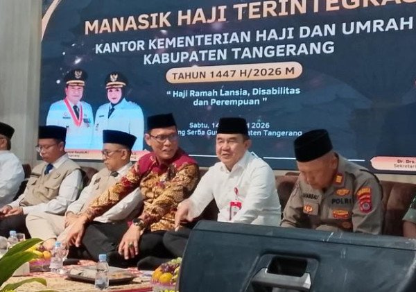 Sekda Soma Apresiasi Bimbingan Manasik Haji Tingkat Kabupaten Tangerang Tahun 1447 H / 2026.