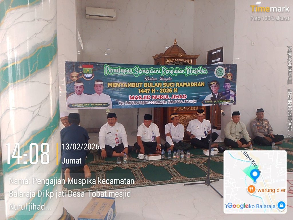 Muspika Balaraja Gelar Pengajian di Masjid Nurul Jihad