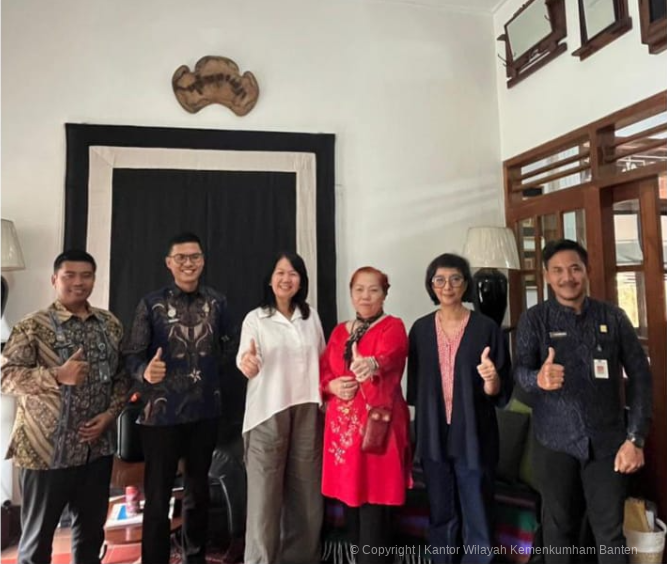 Kemenkum Banten dan PERCA Indonesia Bahas Masalah Kewarganegaraan Anak Campur