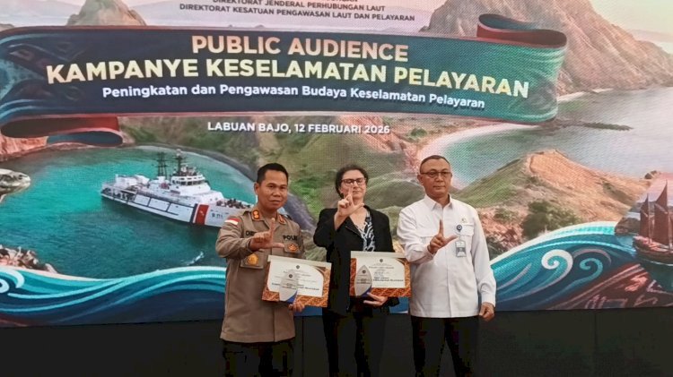 Polres Manggarai Barat Raih Penghargaan dari Kemenhub RI